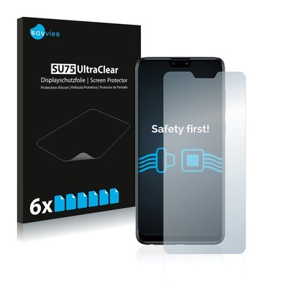 6x Schutzfolie für ASUS ZenFone Max Pro (M2) ZB631KL Displayschutz