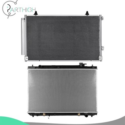 For 2001 02 03-2006 Toyota Highlander Car Radiator & A/C Condenser Cooling Kit