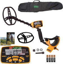 Garrett ACE 400 Metal Detector Bundle with Carry Bag  Searchcoil Cover