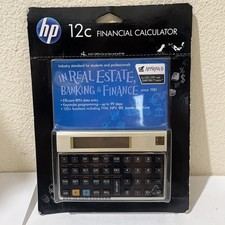 Calcolatrice finanziaria HP 12C Hewlett Packard Industry Standard/nuova sigillata