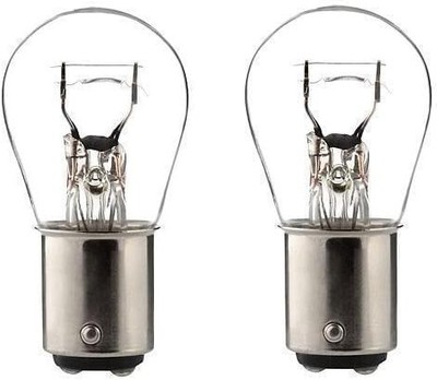 2 Lampadine Alogene 6V 25/25W BA20D Per Faro Moto, Ciclomotore E Scooter