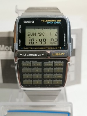 1990s Vintage Original Casio DBC-300 Calculator Telememo 30 Data Bank Mod. 1253