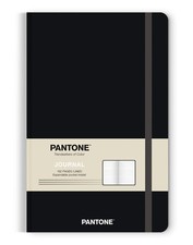 Pantone Official Black 5.25 X 8.25 Inch Lined Compact Journal Non-Dated