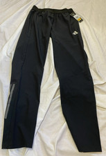 Adidas Boys Athletic Pants Black The Brand with the 3 Stripes Sz L 14/16