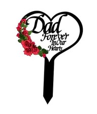 Memorial Grave Markers for Outdoors Cemetery Headstones for Graves Dad-2