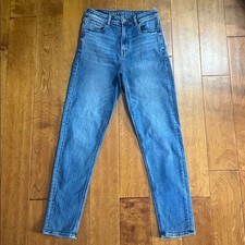 American Eagle Mom Jeans Size 0 Stretch Casual Comfy