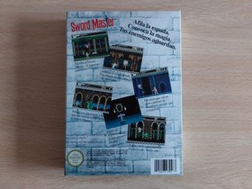 Caja, corcho y manual de reemplazo del Sword Master [ESP] para NES
