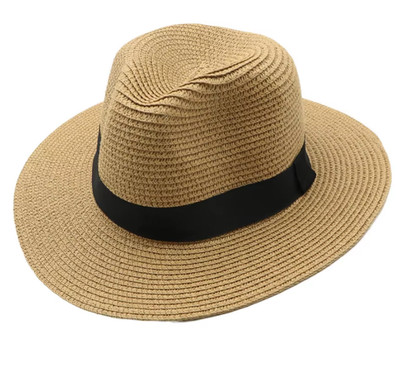Summer Panama Hat Premium Quality Straw Hat with UV Protection Unisex Women Men