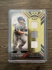 2025 Topps Tier One Will Smith Triple Jersey Relic #066/149 Dodgers