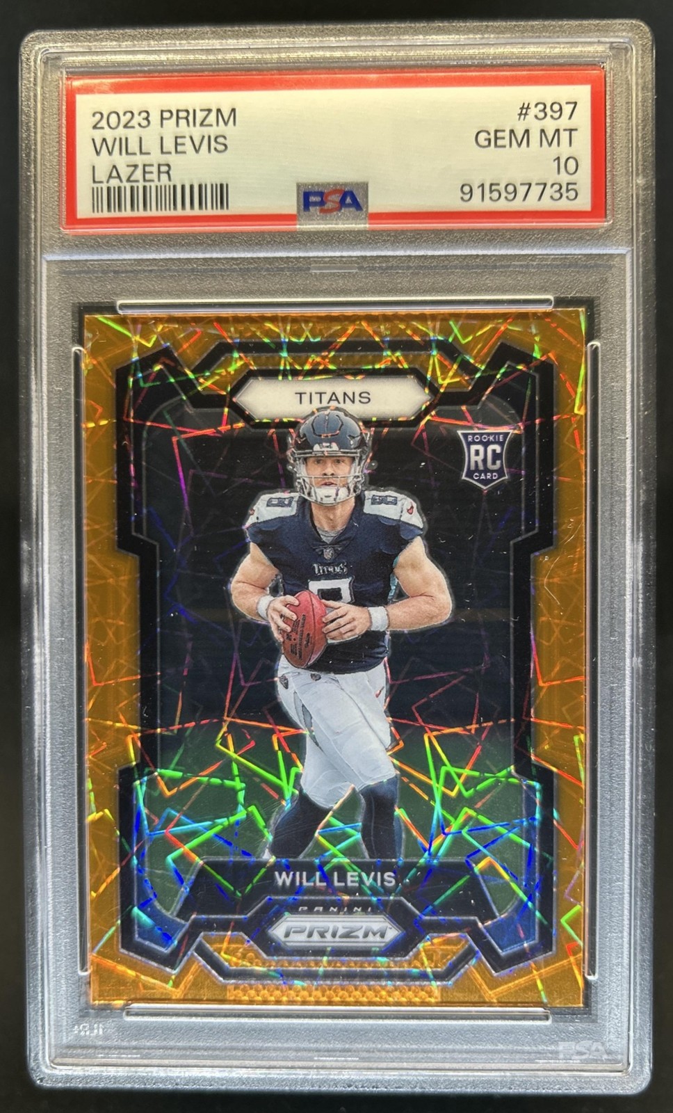 Will Levis Panini Prizm #397 Lazer