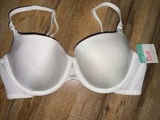 Maidenform Self Expressions 05763 I-Fit Demi T-Shirt Bra Lined UW 34B White NWT