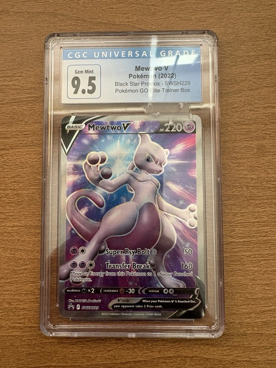 how much is a mewtwo v pokemon card worth Graded: PSA 10 Colorless Super Psy Bolt (50) Psychic Mewtwo V Pokmon TCG Cards