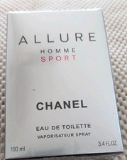 CHANEL ALLURE HOMME SPORT Cologne 3.4oz / 100ml EDT Spray NEW IN BOX SEALED