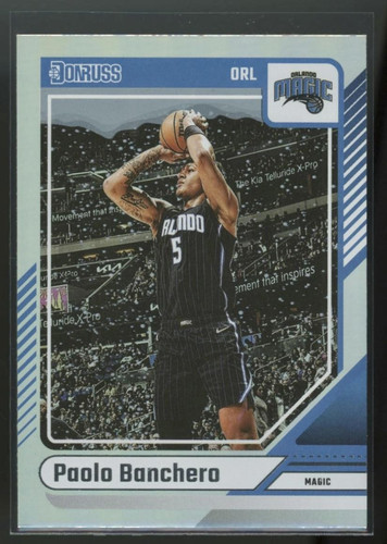 Paolo Banchero 2024-25 Panini Donruss Basketball Winter Holo Foil Card #2 - Picture 1 of 2