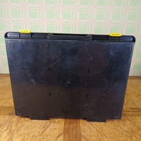 VTG 1993 LEGO Technic Black Yellow Hard Case with Vehicle Parts / Universal 8062