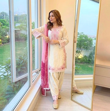 New Pakistani Eid Dress Farshi Salwar Kameez Ready To Wear Suits Wedding 3 Piece