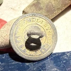 Dug Civil War 💥 🇺🇸 💣 Foot Back Wallis Flat Button