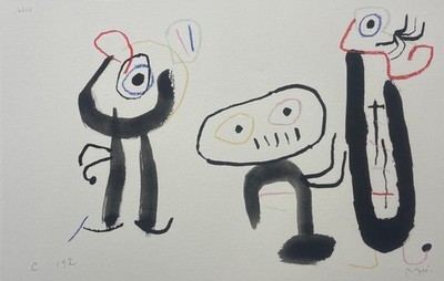 Joan Miro Enfance Von Ubu 1972 Heliogravur Kunstedition 1987