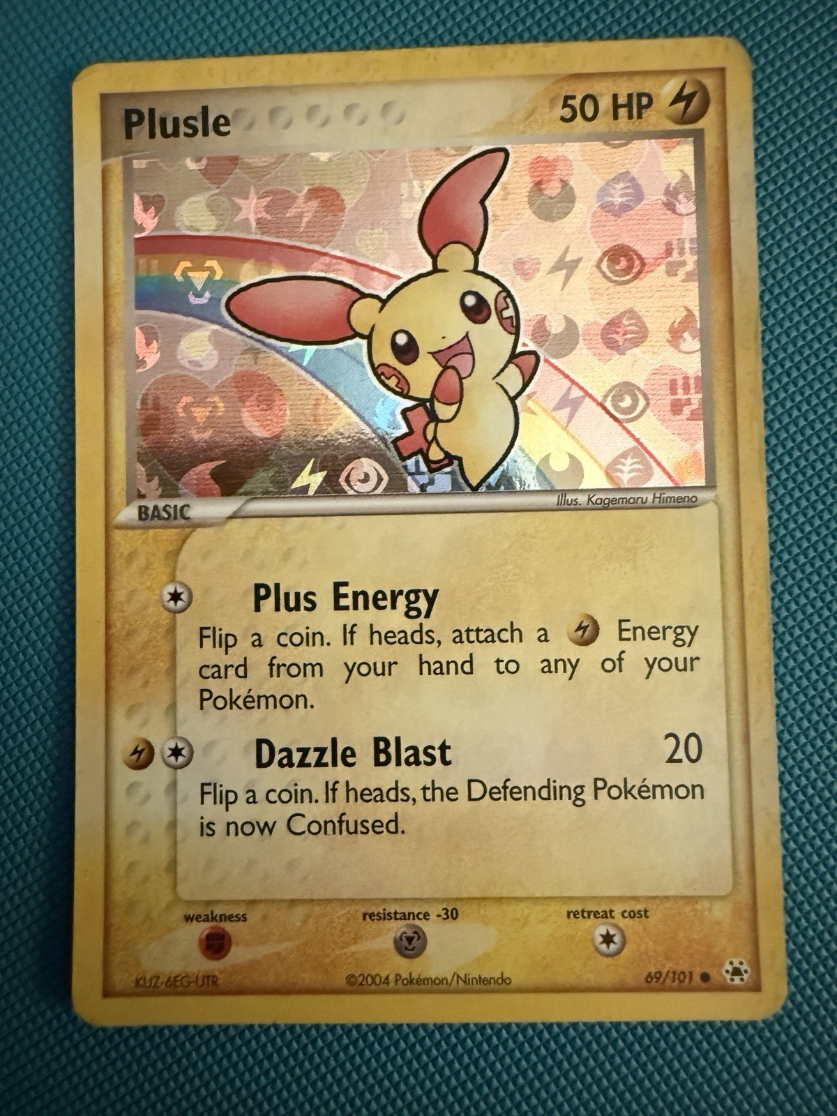 Pokémon Plusle TCG Hidden Legends Card 69/101 Reverse Holo