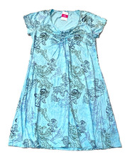 FRESH PRODUCE XXL Swimming Blue Waverley Swirl EMMA Stretch Dress 89 NWT XXL