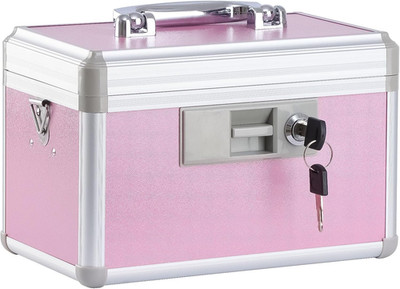 Medicine Box, First Aid Safe Medication Storage Box,Layered Aluminum Daily Medic