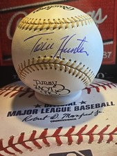 TORII HUNTER SIGNED AUTOGRAPH GOLD GLOVE BASEBALL 9x GG BALL BAS COA ROMLB