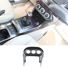 For Mitsubishi Lancer Evo 2008-2017 Carbon Fiber Console Ac Switch Panel Trim 1x