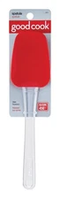 Good Cook 24879 Red/Clear Silicone Versatile Spoon Spatula with Acrylic Handle