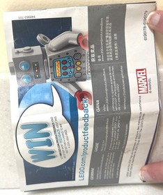 Lego Brick Headz Marvel THE HULK 8 Building Toy 41592 BrickHeadz Box Manual 