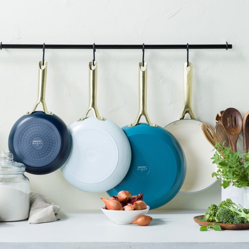 NEW GreenPan Shades Frypan Coastal Set 3pce - Picture 2 of 7