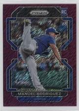 2022 Panini Prizm Tier II Purple Shimmer Prizm 6/7 Manuel Rodriguez #153 15wb