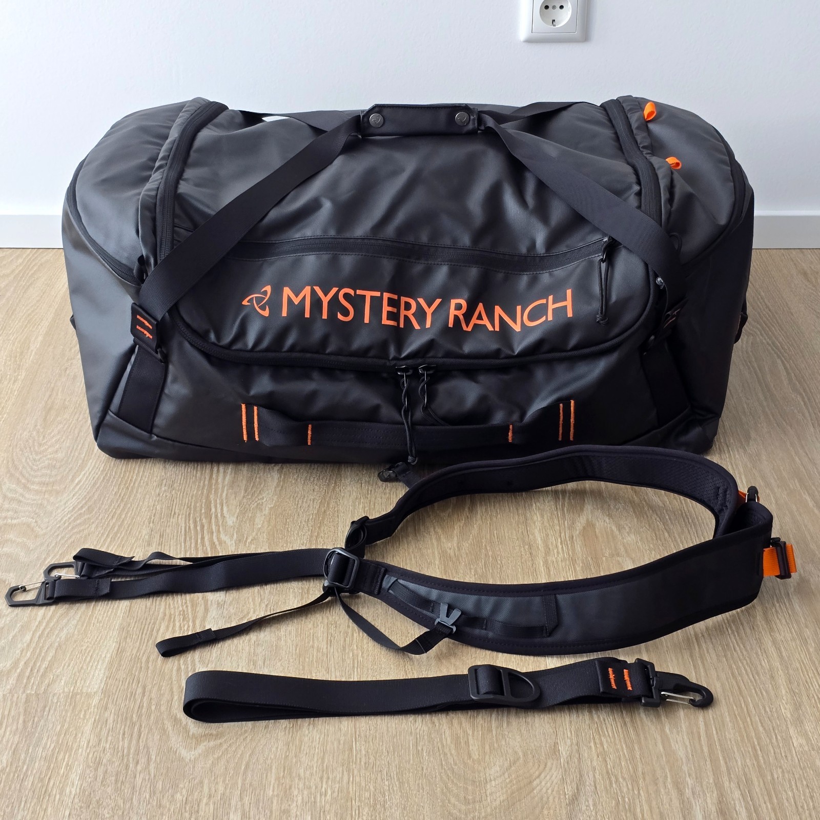 Mystery Ranch Mission Duffel 90 negro bolsa de viaje mochila de viaje incl. factura
