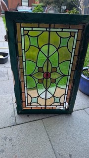 7 Stained Glass Windows / Panels Leaded Glass