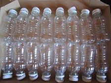 16 kleine Plastikflaschen ca. 125 ml. 10 cm hochLebensmittelecht Blumenväschen ?