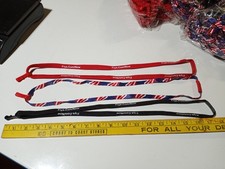 Choice USA red white and blue or frys red or black lanyard, will combine ship!