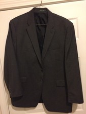 Lauren Ralph Lauren Gray Wool Sport Coat Jacket Blazer Men  s Size 48L 48 Long