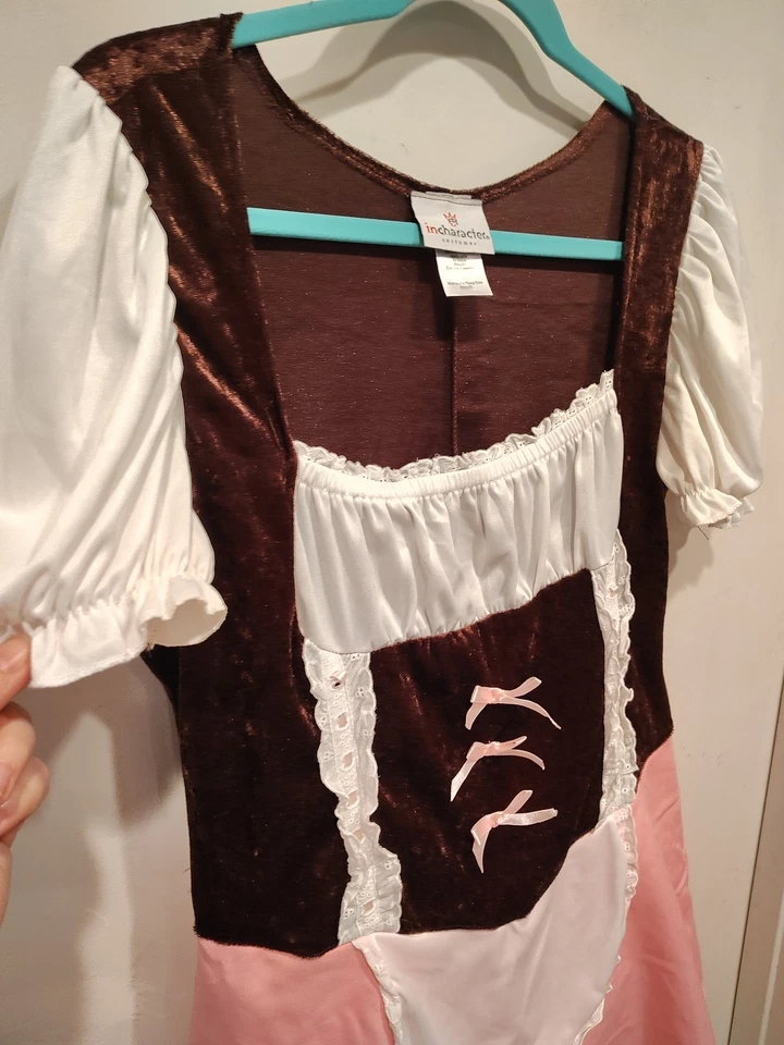 Vestido Disfraz Para Mujer Lechera Oktoberfest Talla XL Halloween Juegos con disfraces Foto 4 de 4