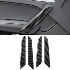 4Pcs Kohlefaser Innentür Armlehne Verkleidungsverkleidung für Audi Q5 2018-2021