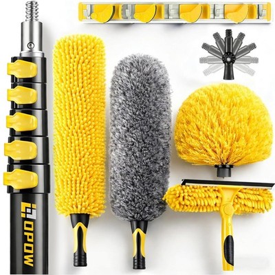 30 Foot High Ceiling Duster Kits with 4.7-24ft Heavy Duty Extension Pole, Hig...