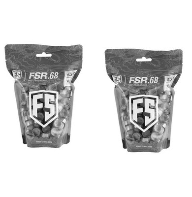 FSR First Strike Rounds - 300 Count - Smoke/Silver - White NEW FREE SHIPPING