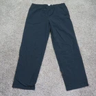 Vintage Nike Pants Mens Large Black 90s Athletic Track Windbreaker Zip Ankle