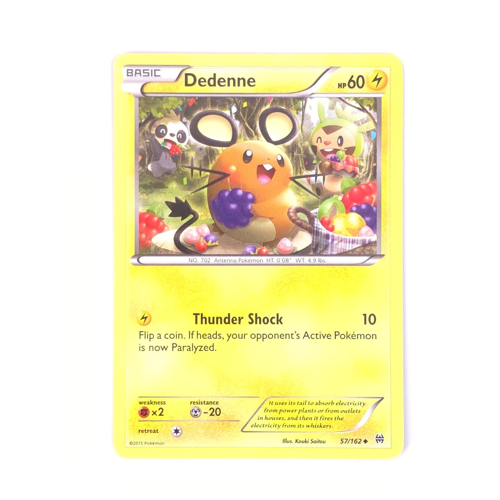 Dedenne 57/162 Pokemon XY - BREAKthrough Uncommon NM