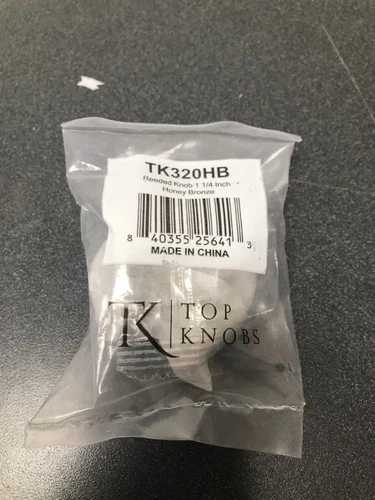 Top Knobs 1-1/4 Inch Mushroom Cabinet Knob from Chareau Collection - Honey Bronz - Picture 3 of 3