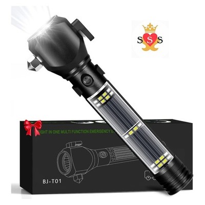 Multifunktions-LED-Taschenlampe batteriebetrieben, USB wiederaufladbar solarbetrieben JEWEILS