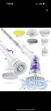 Electric Spin Scrubber IPX7 Waterproof Bathroom Cleaner Brush