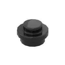 Black 4073 1x1 Round Plate Brick – Choose Quantity – LEGO® Compatible Bulk Lot