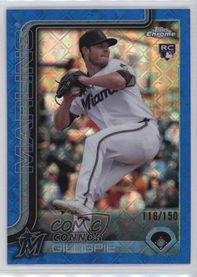 2025 Chrome Logofractor Edition Blue Refractor Connor Gillispie Rookie RC 00g3