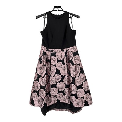 City Chic Dress Beatrice sleeveless pink black S/16 