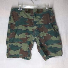 Vintage Polo Ralph Lauren Men s 34 Camo Shorts Snap Pockets Front Tie