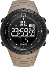 Men  s Digital Sports Watch   Waterproof Military Style, LED Backlight, Alarm, Da